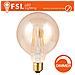 Lampada Globo Filamento Ambra 12,5cm - 8w E27 800lm Dimmer - Foto miniatura 1